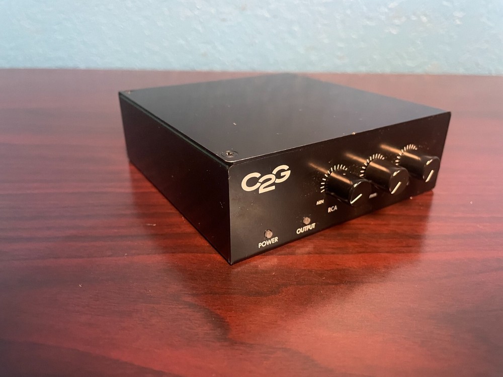C2G Audio Amplifier Plenum Rated 25/70V 50W - Untested, sold as-is.