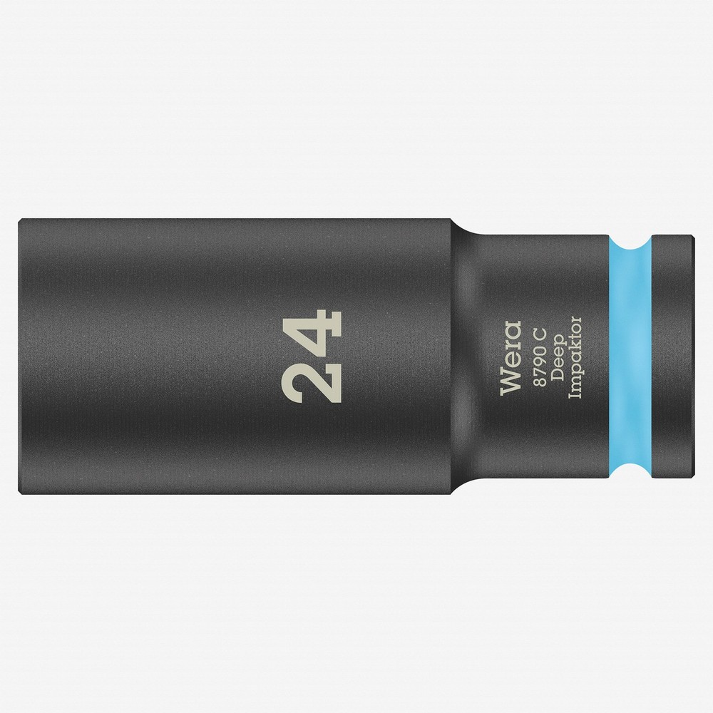 Wera 004839 Impact Deep Socket, 1/2" Drive, 24mm