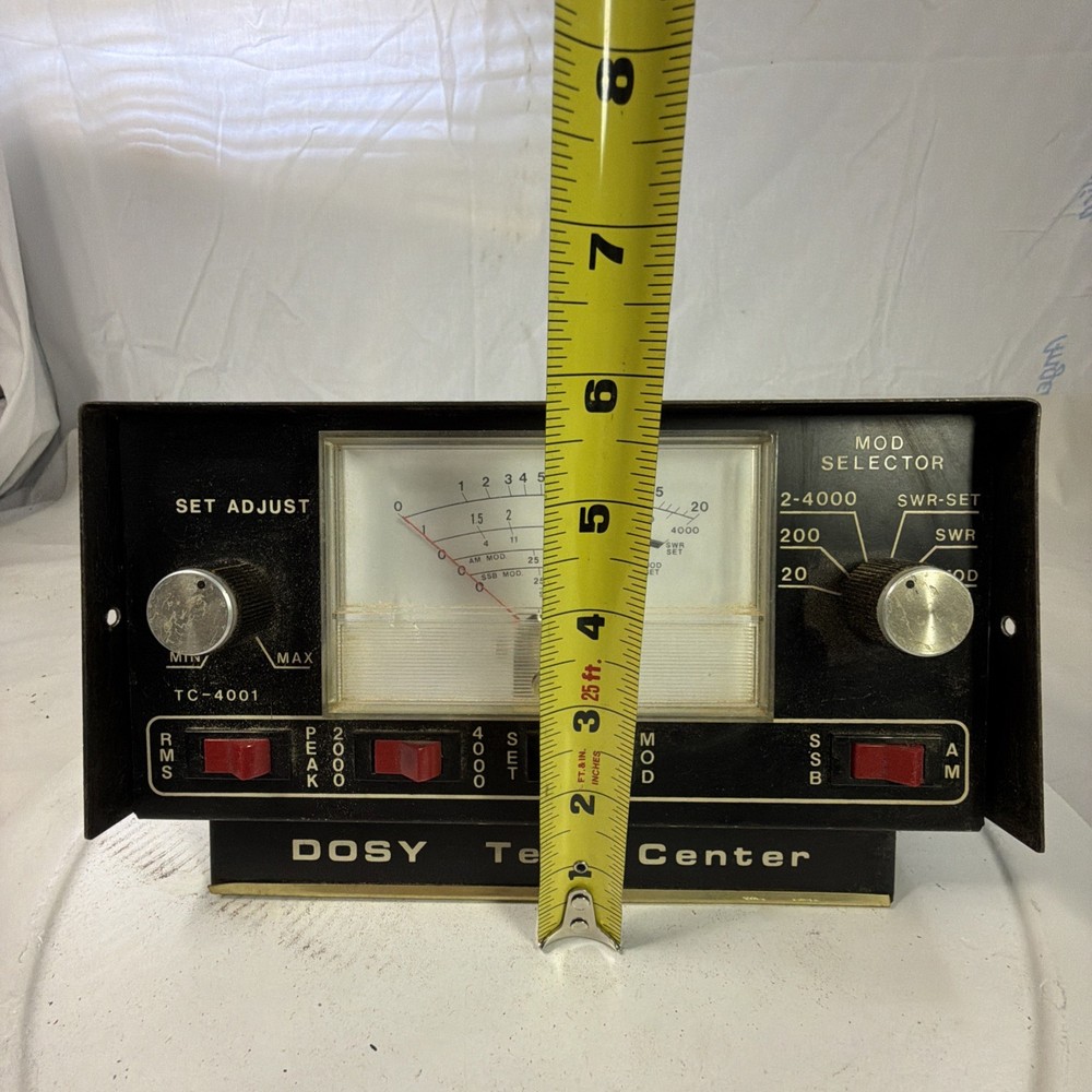 Dosy Test Center Inline Watt Meter - Black (TC-4001) Untested