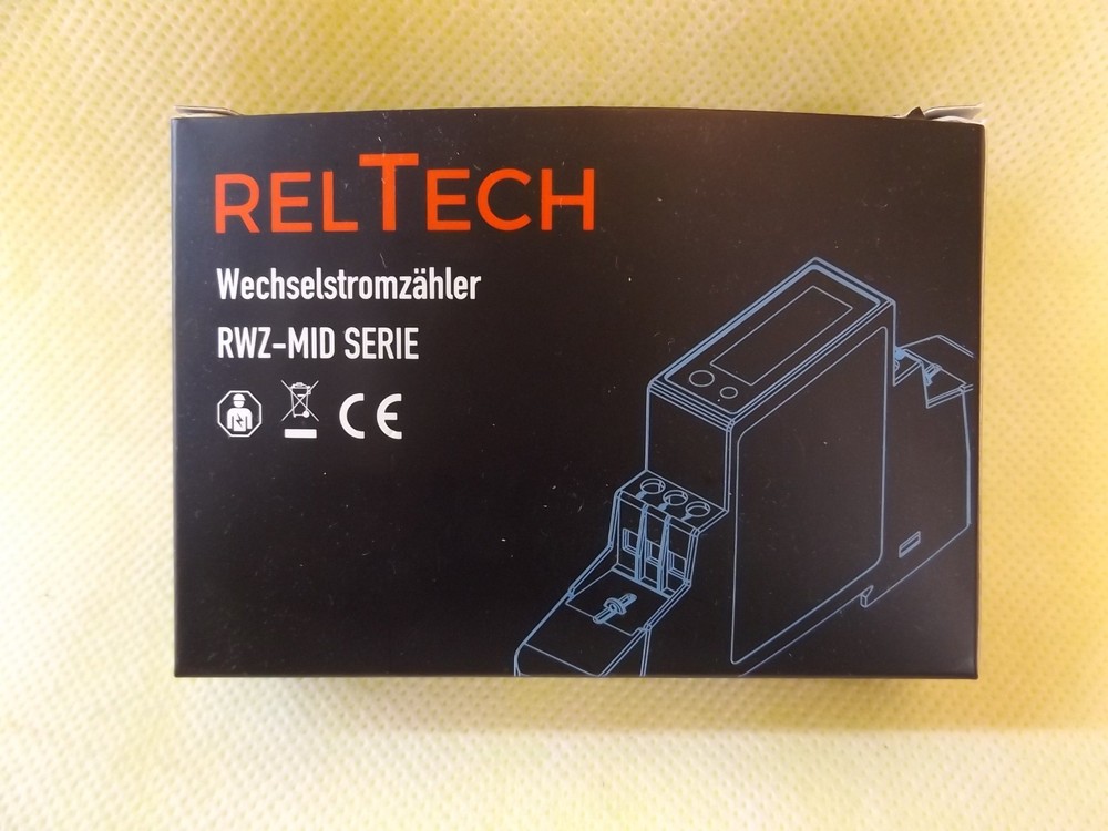 RelTech AC meter RWZD1 MID calibrated digital SO interface new original packaging