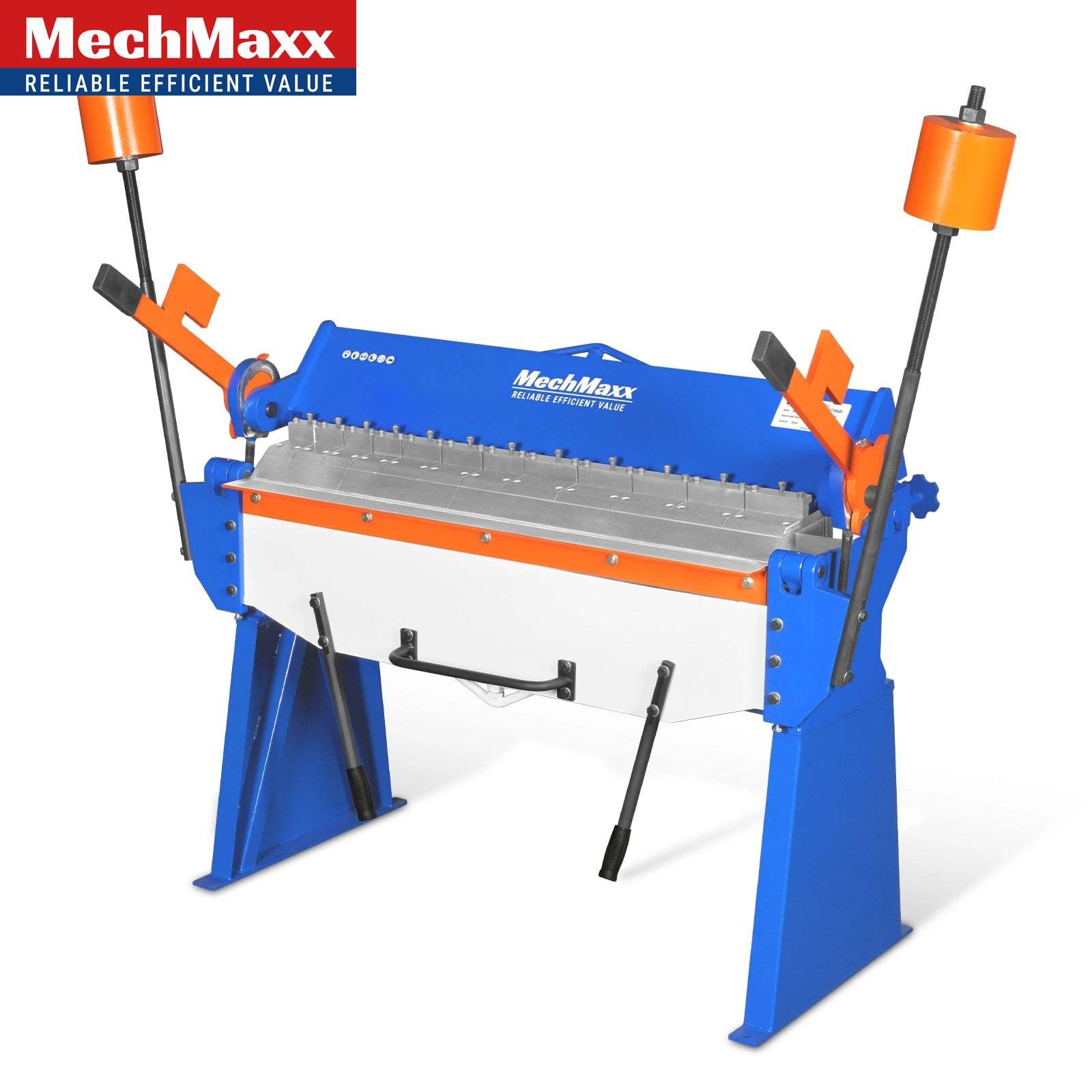 48" Manual Pan and Box Brake, 135° Bending Angle, 12 Gauge Mild Steel, PB4812