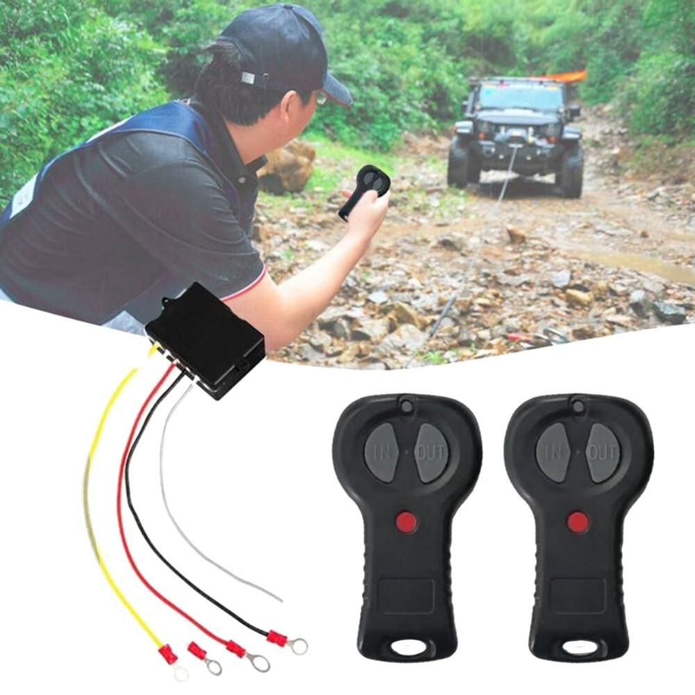 Universal 12V Wireless Electric Digital Winch Remote Control - Ki7558