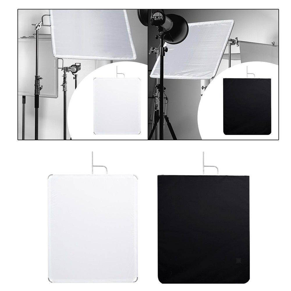 Photography Flag Frame with Soft Light Cloth Utility Lighting Panel Frame