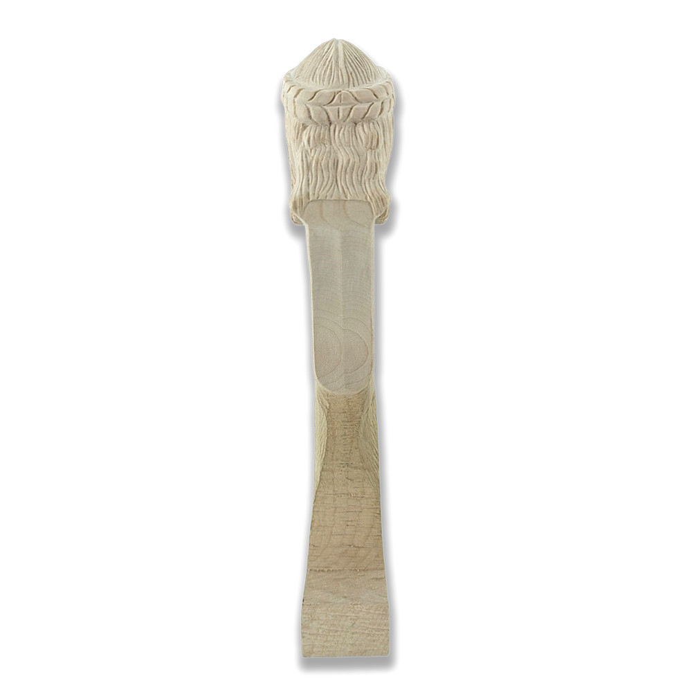 4 String 4/4 Violin Neck Maple Violin Replacement Hand-Carved Old Man