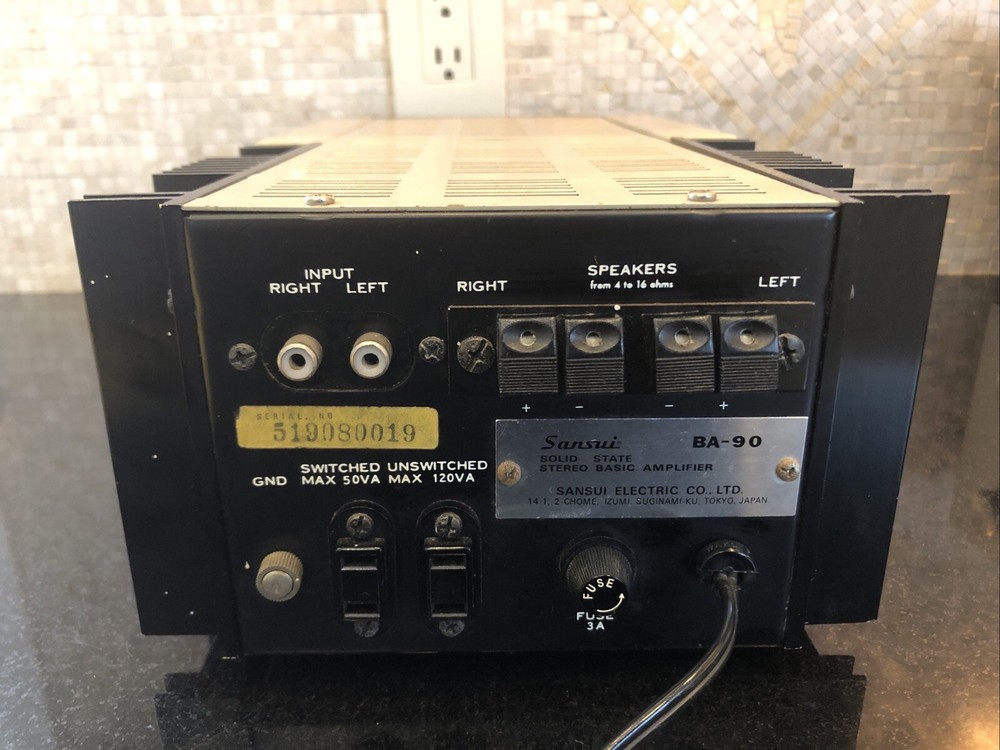 Sansui BA-90 "Basic" Amplifier 28 WPC Perfect Working Condition