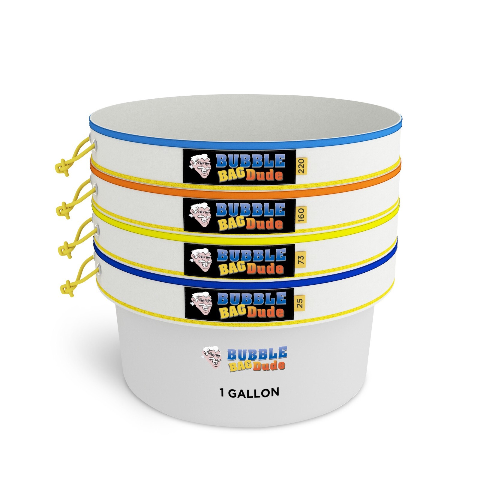 Bubble Bag BUBBLEBAGDUDE All Mesh 1 Gallon 4 Bag Set Herbal Ice Essence Extract