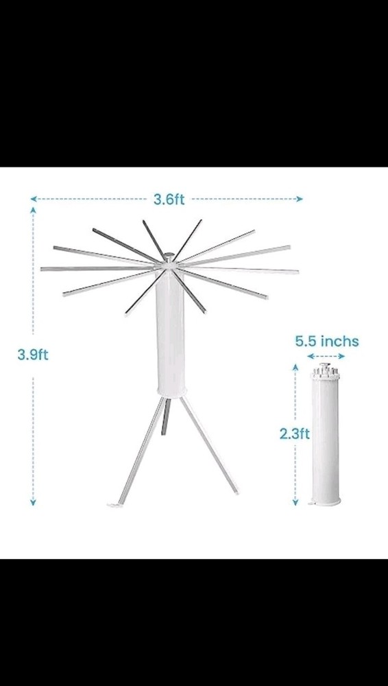 JOOM Tripod Clothes Drying Rack: Portable & Foldable Laundry Solution- No Box