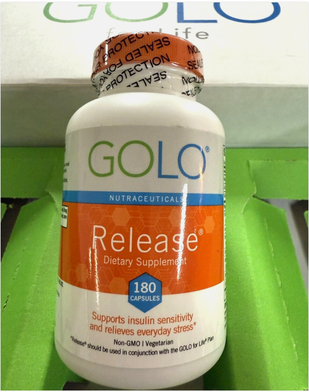 180 CAPSULES GOLO RELEASE SUPPLEMENT NEW SEALED