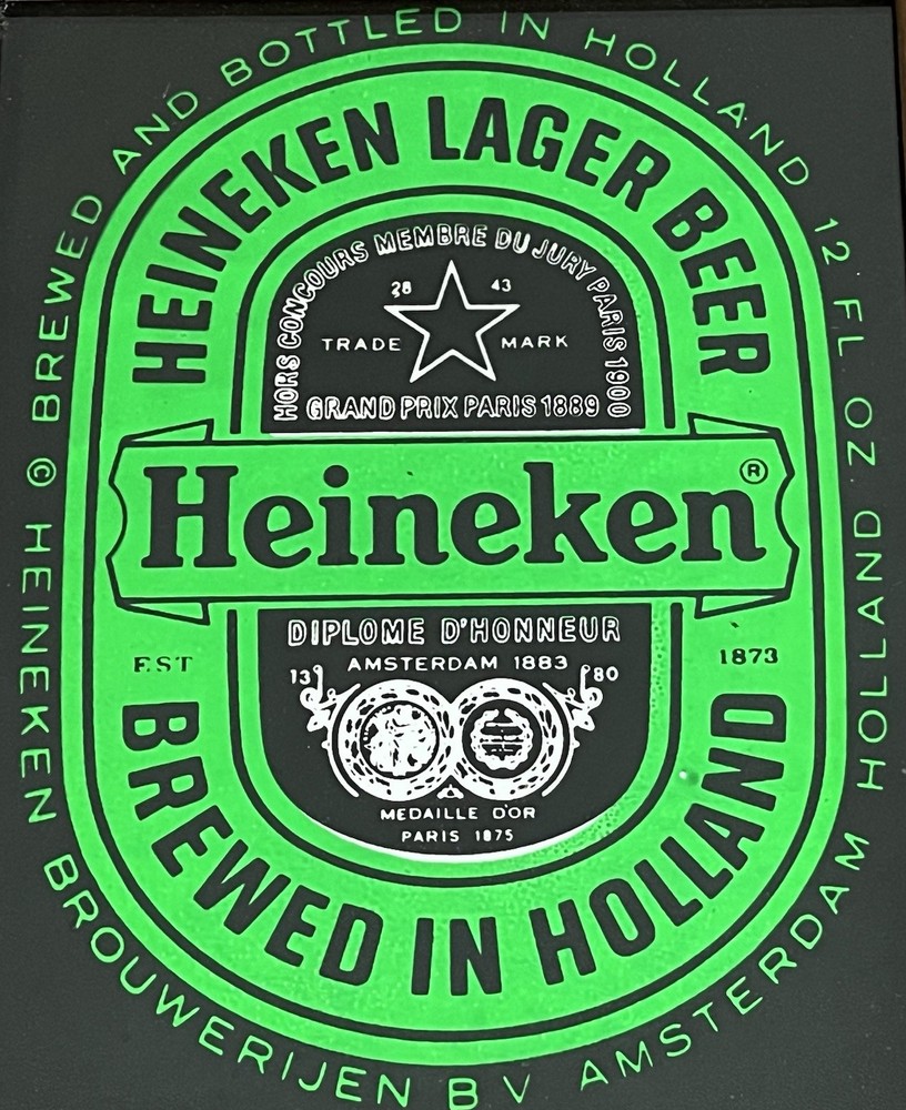 Heineken Bar Mirror