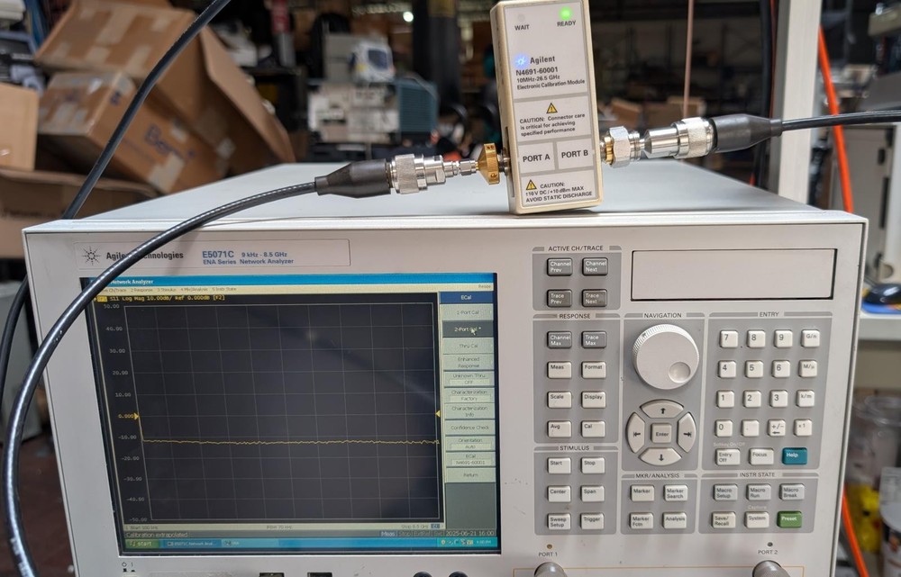 Agilent Keysight E5071C 9kHz - 8.5GHz ENA Network Analyzer