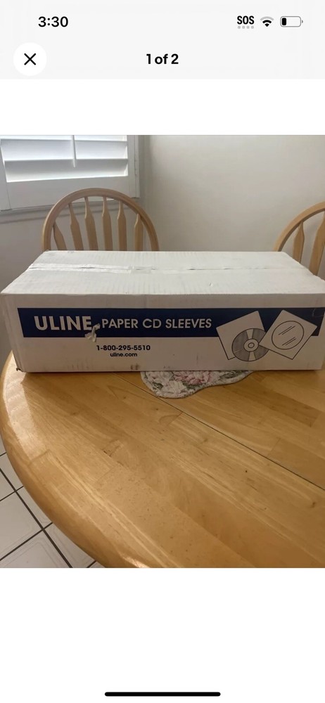 Uline Paper Cd Sleeves