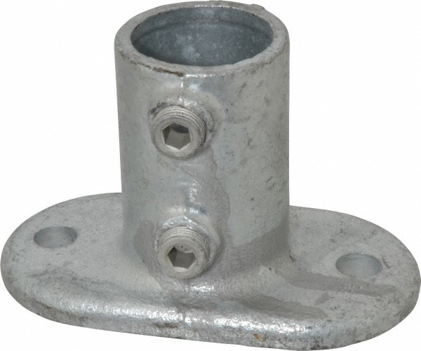 Kee Galvanized Malleable Iron Pipe Rail Fitting: Flange for 1-1/4" Pipe