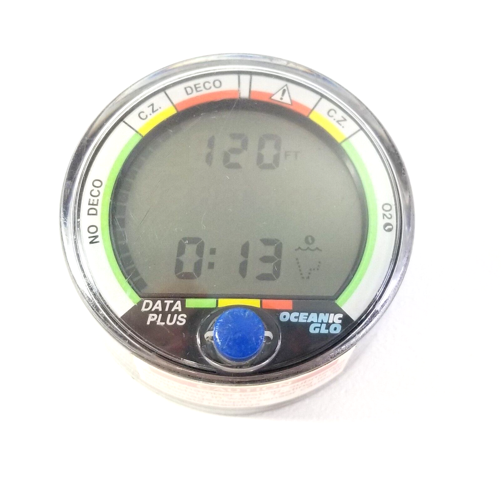 Oceanic Data Plus Air & Nitrox Puck Scuba Dive Computer + Manual #4120