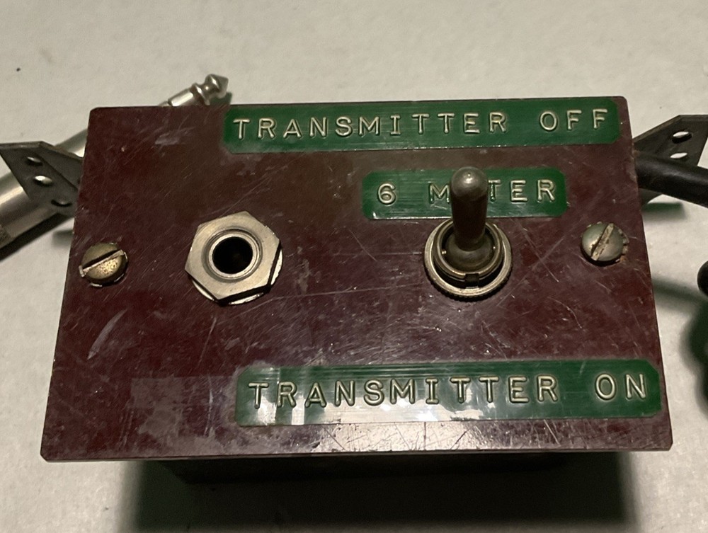 Vintage/ Antique Transmitter Switch ( Off & On )