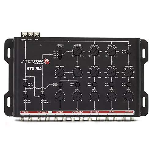 STX 104 PRO - Crossover, 5 Way Channels, Digital Electronic Standard Packaging
