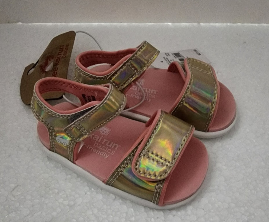 See Kai Run Basics Girls Sandals, Pink Gold Shine, SZ 4, 5, 10, NWT, SHIPS FREE