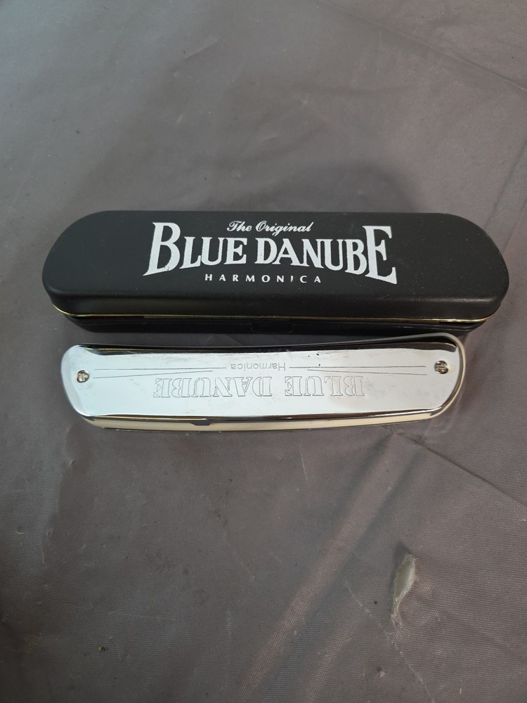Vintage The Original Blue Danube Harmonica