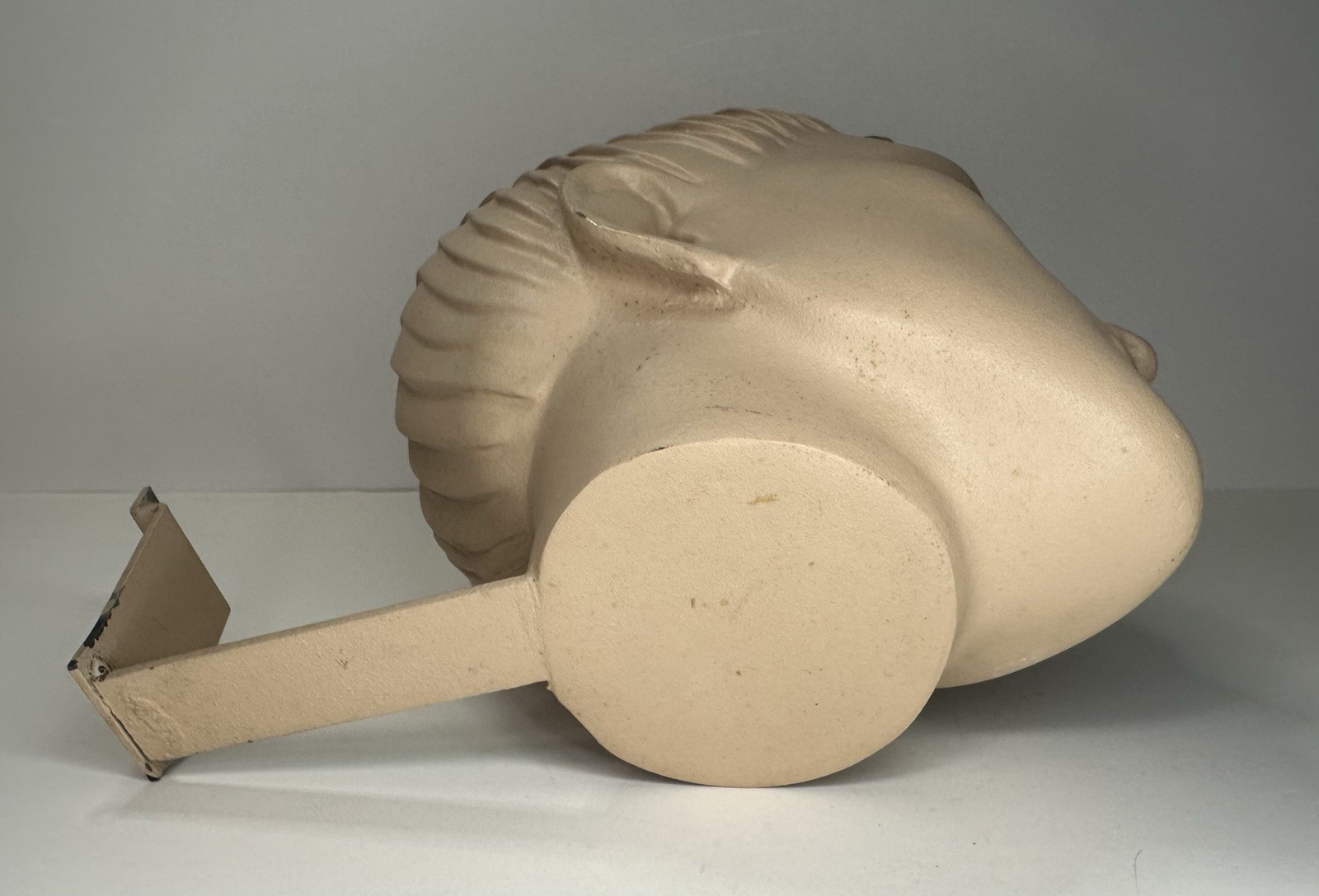 Mannequin Head Male Hard Plastic Metal Bracket Vintage Store Display