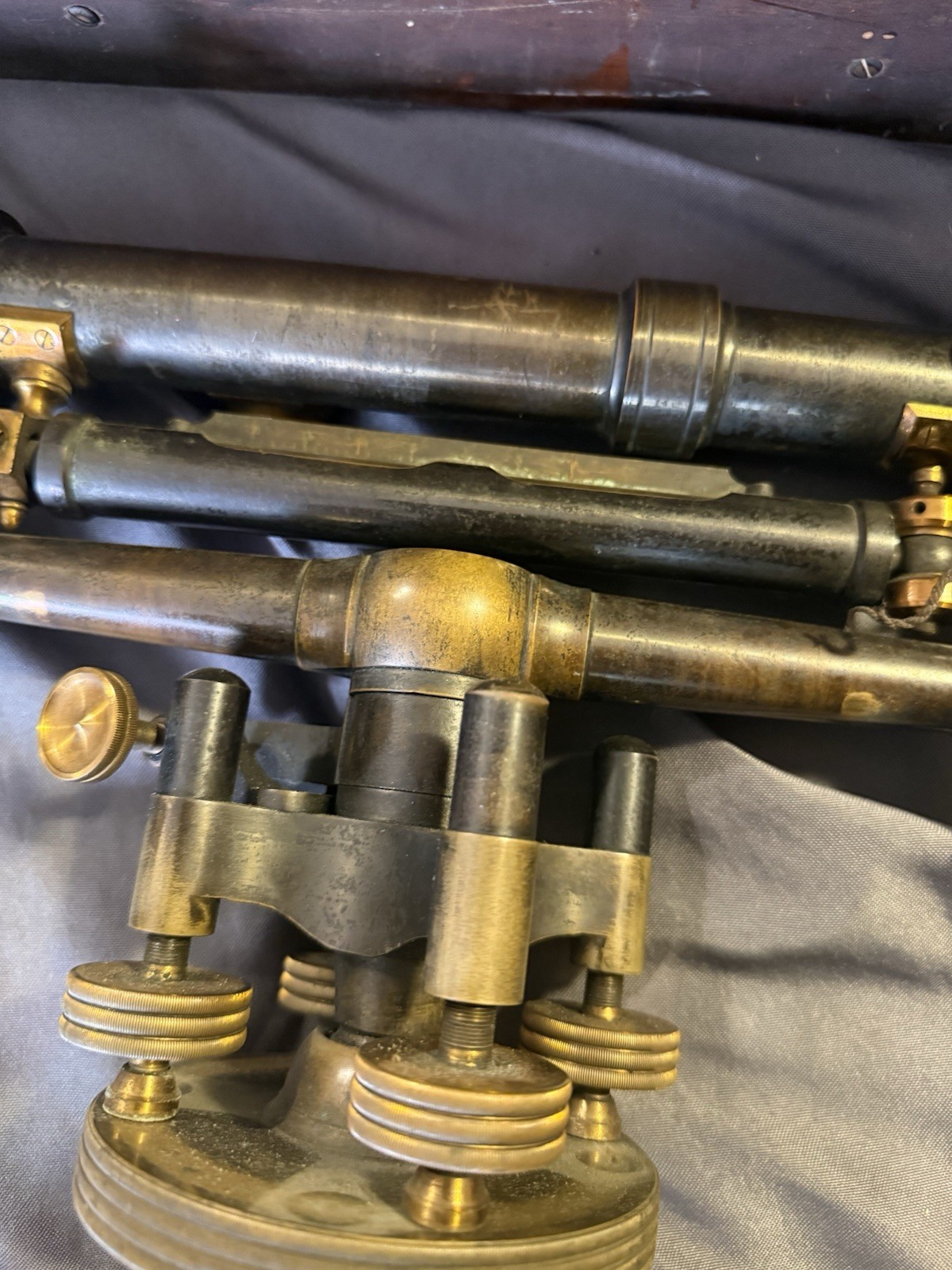 Antique Gurley Civil Engineers Surveyors Transit Instrument w/ Original Box