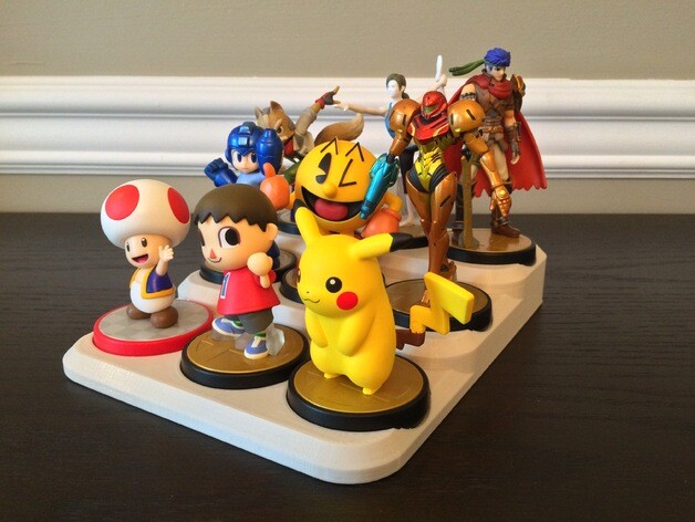 Nintendo Amiibo 9-Character Stand NFC Action Figure Display Figurine Game
