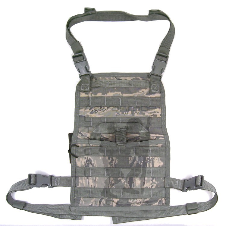 BAE Systems ECLiPSE Foldable Chest Rig MOLLE Platform - Air Force ABU camo