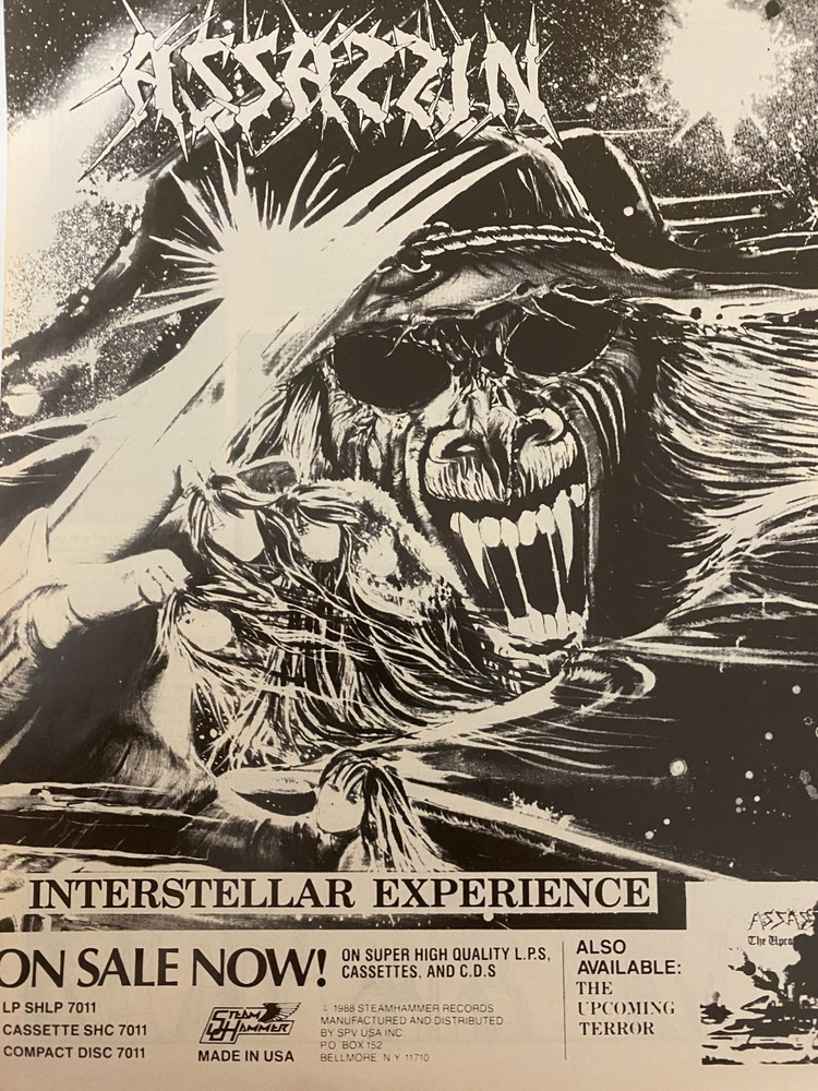 Assassin, Interstellar Experience, Full Page Vintage Promotional Ad