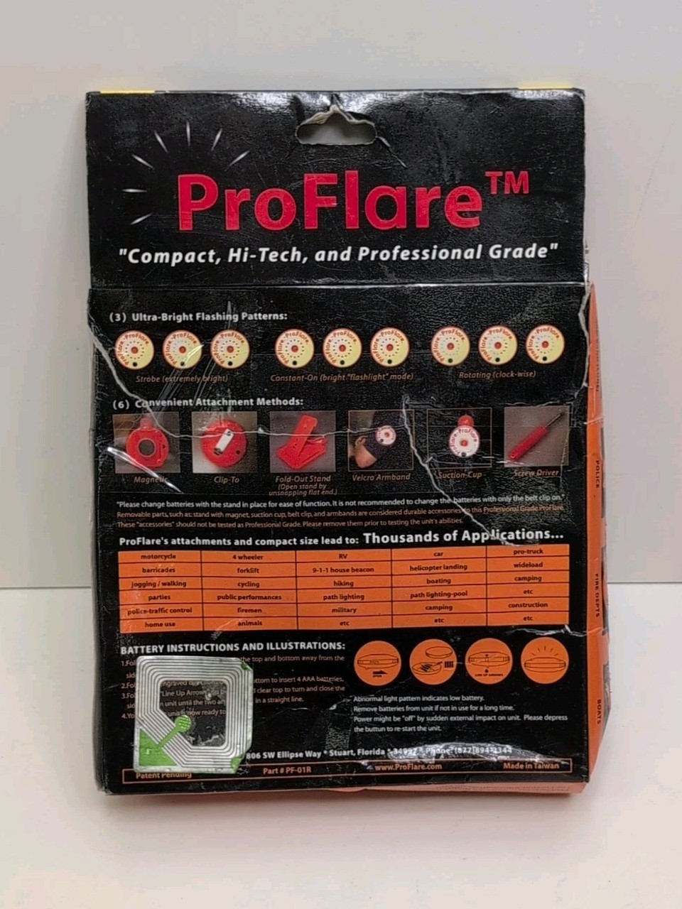ProFlare Pro Flare LED Safety Flare Signaling Device New FREE SHIPPING