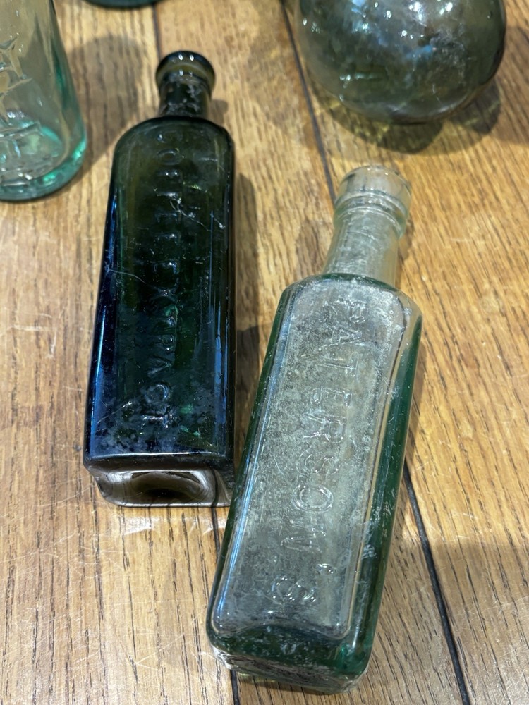 Collection Of Old Bottles