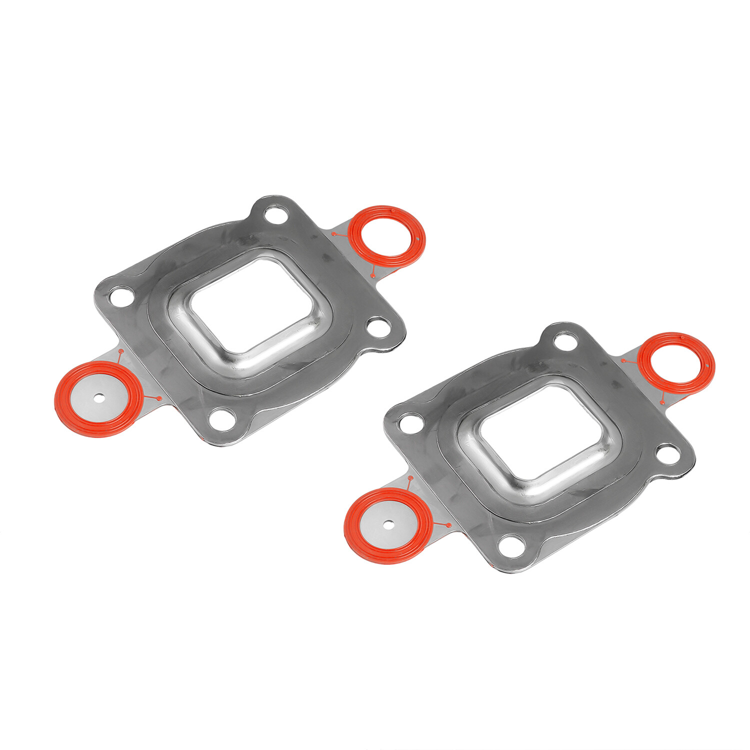 2 x Exhaust Elbow Riser Dry Joint Gasket Restricted Flow MerCruiser 27-864547A02
