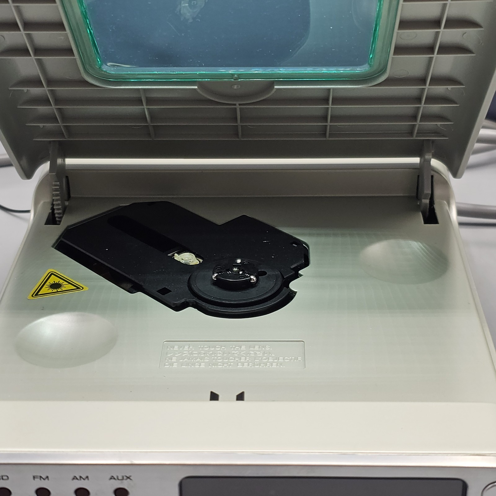 Brookstone Micro Player SystemCD Player Power Supply Sub No Speakers Tested!