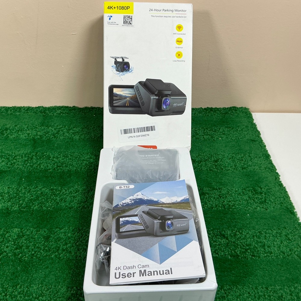 New 4K dashcam WiFi loop recording