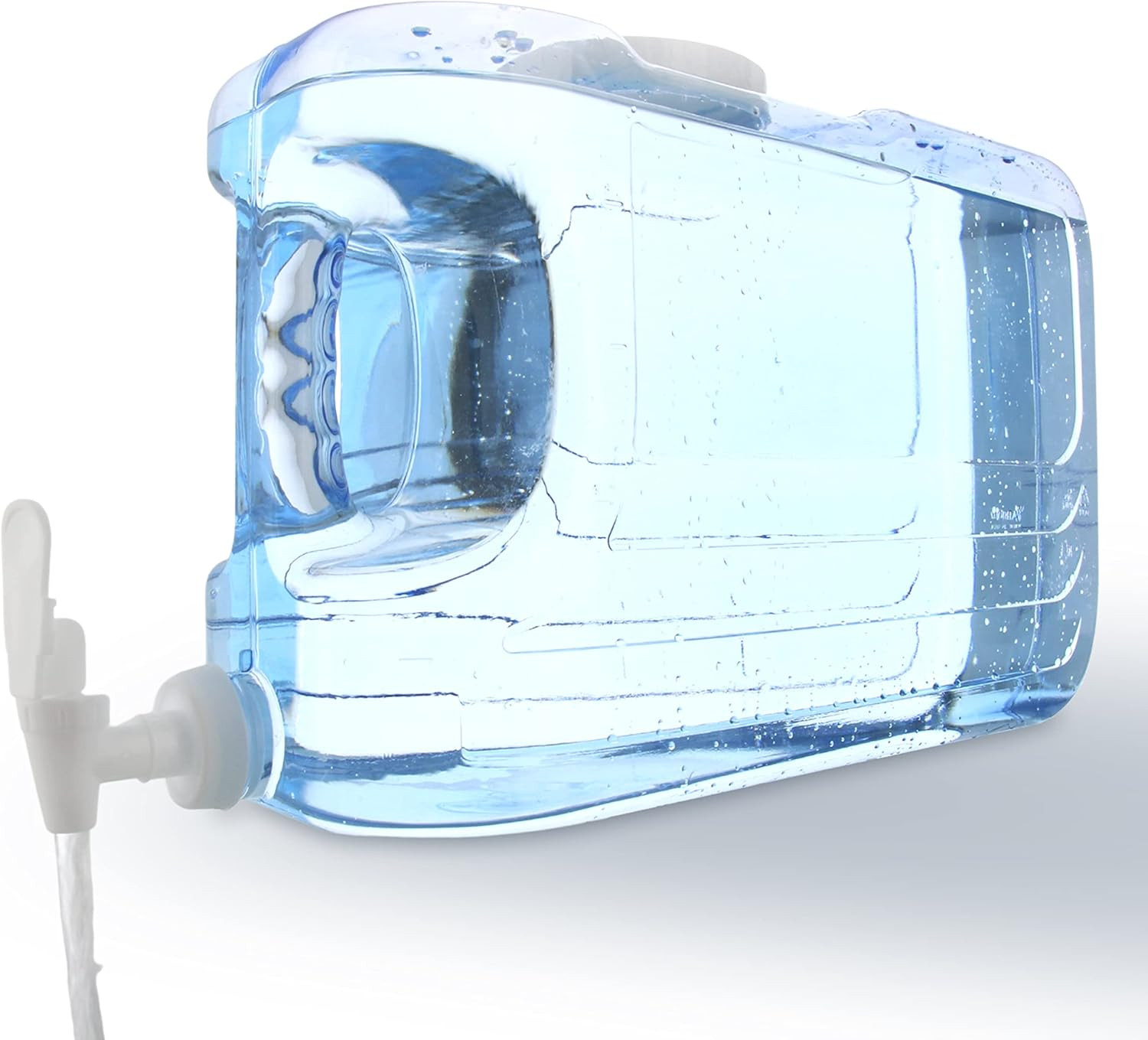 Oasis Drink Dispenser for Fridge, 2.5 Gallon - Plastic Beverage Dispenser with S