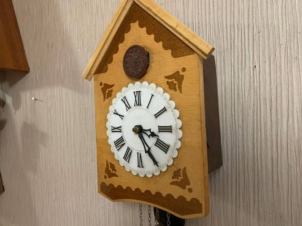 Soviet Vintage Cuckoo clock, USSR clock, Soviet working clock, Working cuckoo