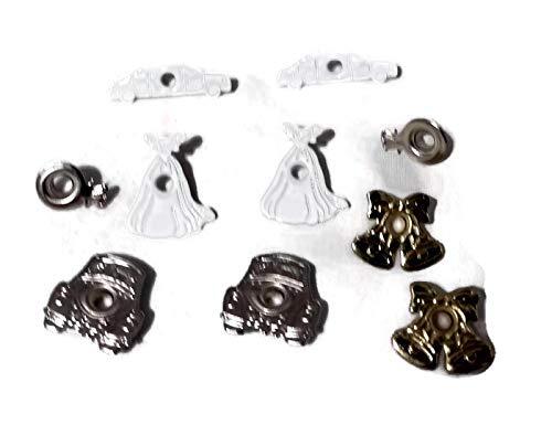 Large Wedding Eyelets Assortment - 10 Pieces