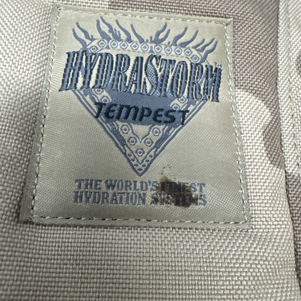 Unused Hydrastorm TempestTactical Hydration Carrier Backpack DESERT CAMO