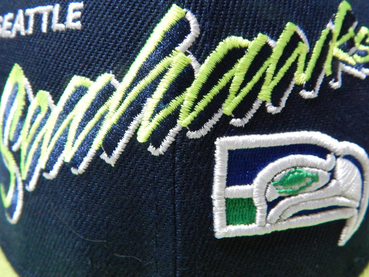 SEATTLE SEAHAWKS NFL NEW ERA FOOTBALL / BASEBALL HAT / CAP - NEVER WORN - MINT