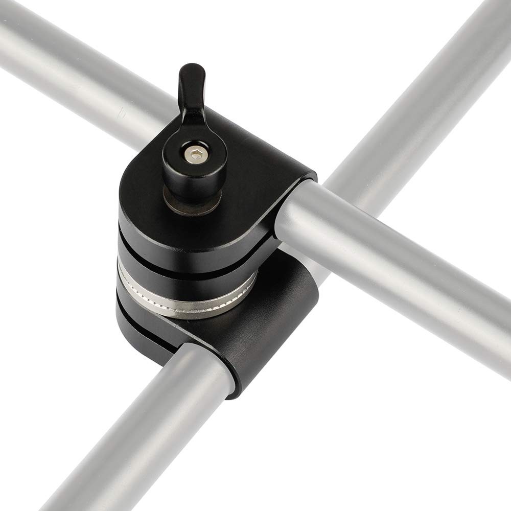 2008 Adjustable 15mm Dual Rod Adapter with Rosette Camera Rig Accessory
