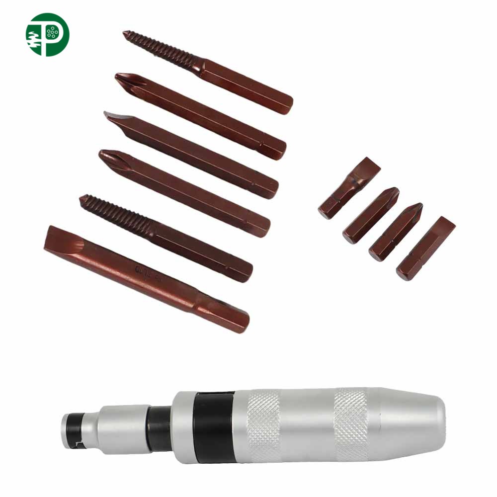 0.5-inch Impact Driver Socket Set Screw Phillips Hex Heavy Duty Screwdriver Bits