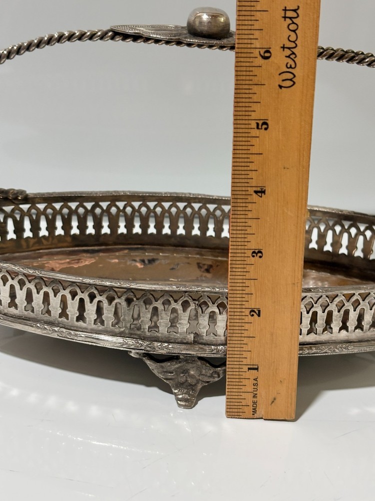 silverplate vanity tray