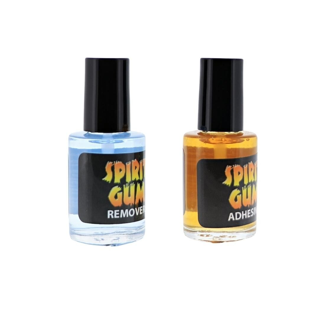 Spirit Gum Adhesive and Remover - Combo Pack of 0.5 Fl. Oz. Each