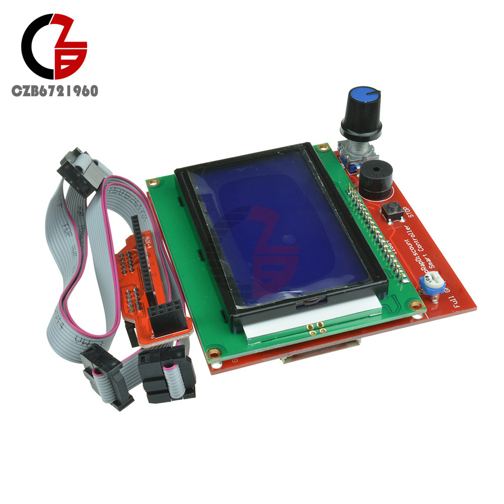 12864 LCD Display Controller Adapter SD Reader 3D Printer RAMPS1.4 RepRap Mendel