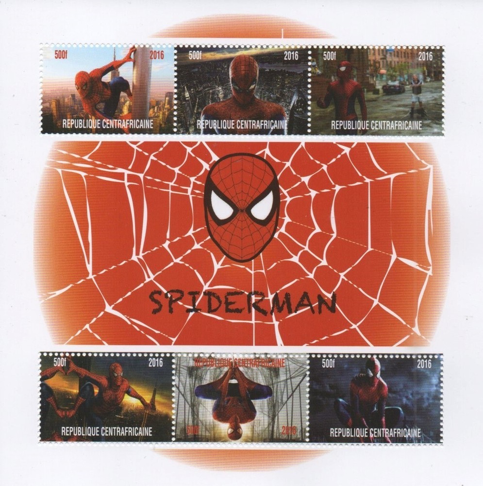 Spiderman 2016 MNH stamp sheetlet
