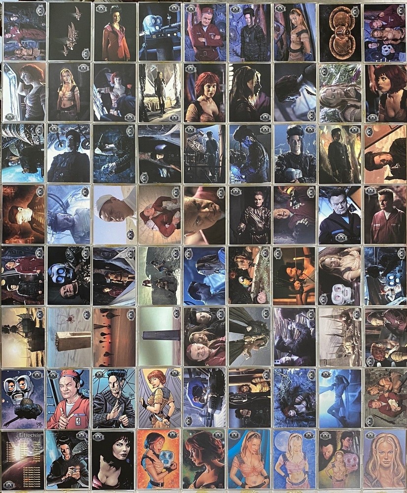 Lexx Base Card Set 72 Cards Dynamic Forces 2002