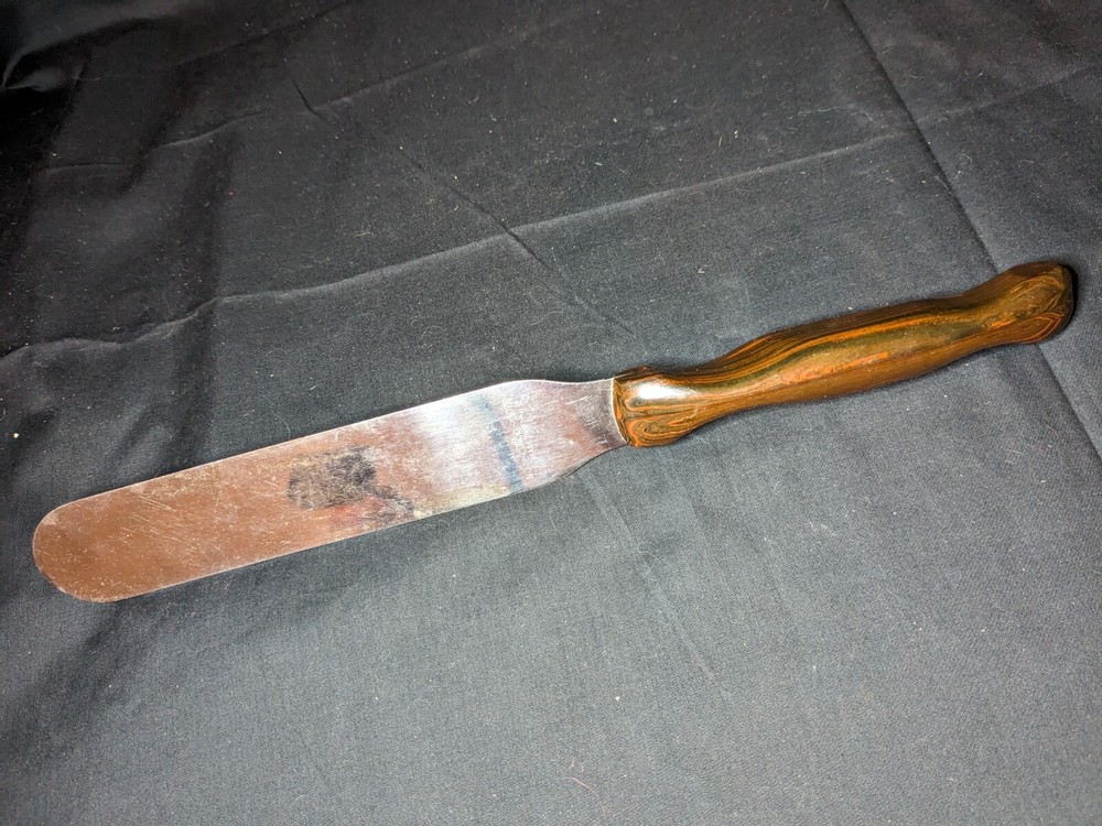 Cutco Spreader #1028 Brown Wood-grain Look Handle