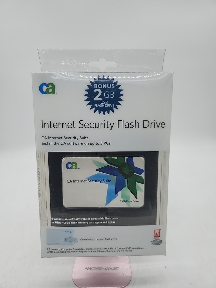 CA Computer Associates Internet Security Flash Drive 2007 2 GB USB Drive