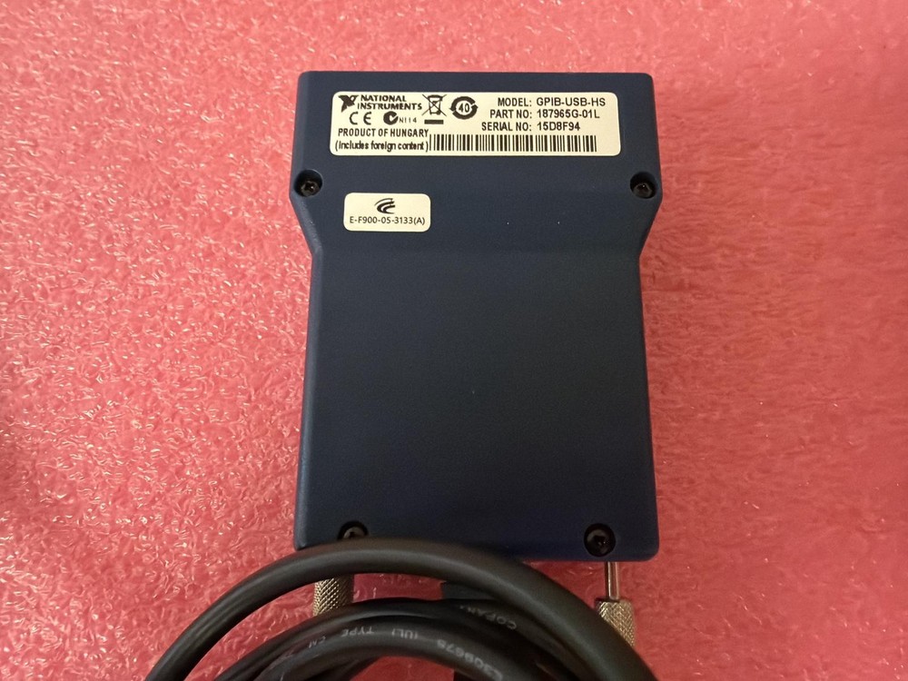 NATIONAL INSTRUMENTS GPIB-USB-HS 187965G-01L INTERFACE ADAPTER