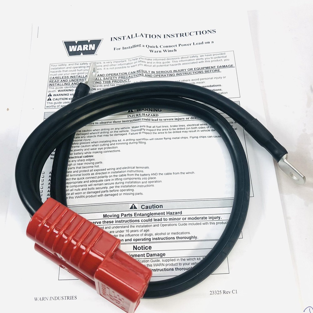 WINCH WIRE HARNESS WARN 36080