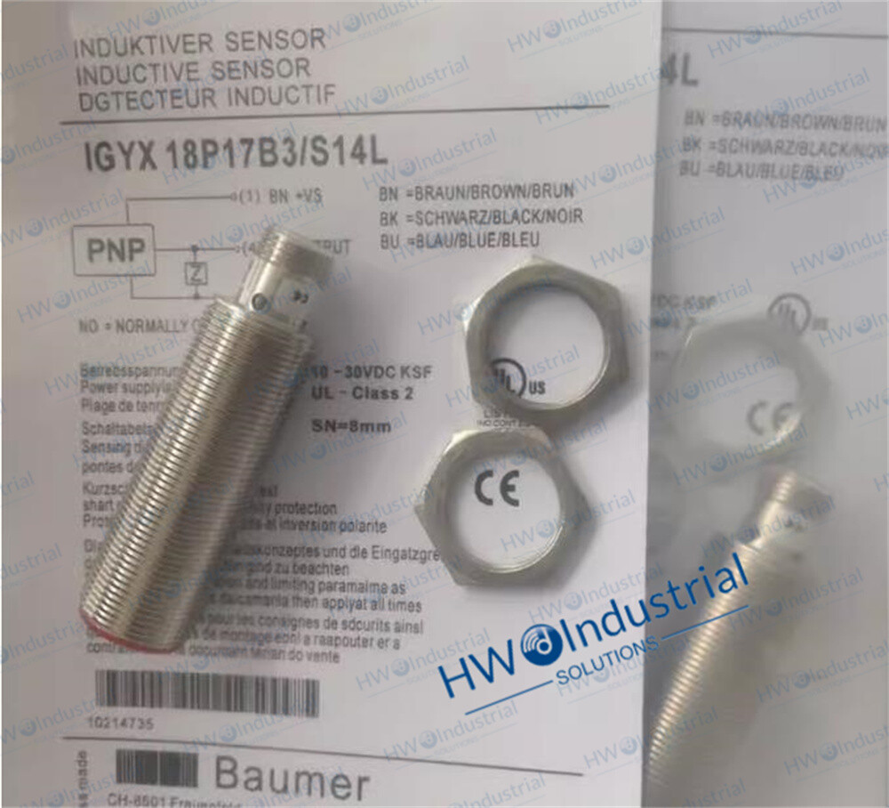 1/piece IGYX 18P17B3/S14L Inductive Sensor for Baumer Proximity Switch NEW