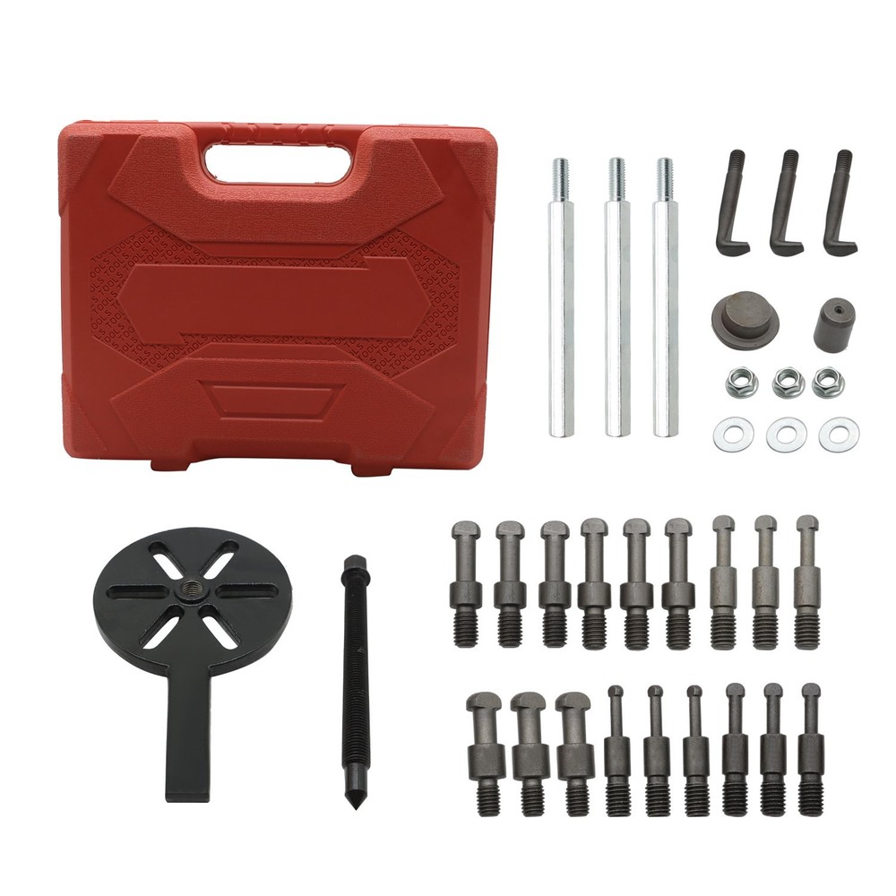 Three-jaw Puller Set Bearing Disassembly Puller Inner Hole Removal Tool 21 in1