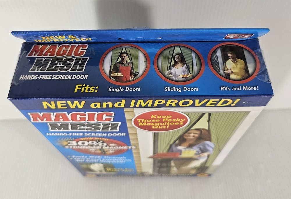Magic Mesh Screen Door Magnetic NEW AND IMPROVED